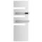 Radiateur sèche-serviettes connecté Serenis Premium mât gauche 1750W Blanc Carat