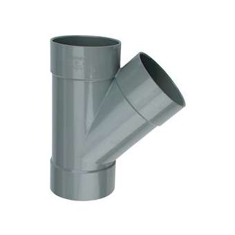 PVC Culotte FF 45DEG 200 NU|Wavin-WAV4005847