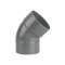 PVC Coude MF 45DEG 125 GN