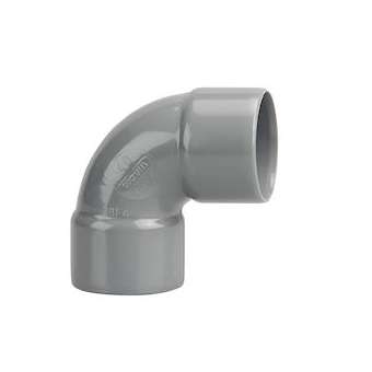 PVC Coude FF 87DEG30 40 GN|Wavin-WAV3026055