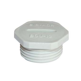 Bouchon 6 pans Pg 09 polycarbonate ral 7035|SIB-SIBG4609001
