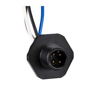 OsiSense XZ - adaptateur - plastique - trou taraudé Pg11 - conn. mâle M12 4 fils|Schneider Electric-SCHXZCE11P124M