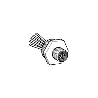 OsiSense XZ - adaptateur - plastique - trou taraudé M20 - conn. mâle M12 4 fils|Schneider Electric-SCHXZCE03P124M