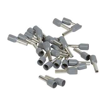 Embouts de câblage à collerette iso Starfix - conducteurs section 2,5mm² - gris|Legrand-LEG037766