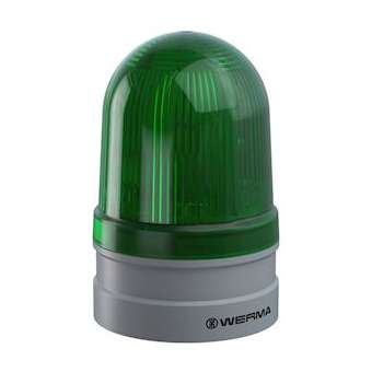 EvoSIGNAL Midi - Feu fixe/clignotant - 12-24VAC/DC - Vert - Montage polyvalent|-WRM26121070