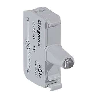 Bloc pour tête lumineuse Osmoz raccordement à vis - 12-24V~/ - bleu|Legrand-LEG022913