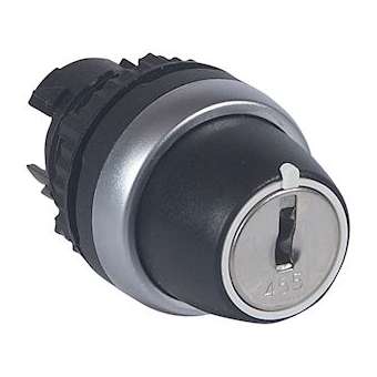 Bouton tournant non lum clé N°455 IP69 Osmoz composable - 2 positions fixes 90DE|Legrand-LEG023953