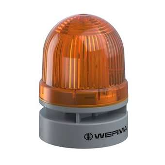 EvoSIGNAL Mini - Combi Fixe/clignotant 95dB 24VAC/DC - Orange - Mtge polyvalent|-WRM46031075