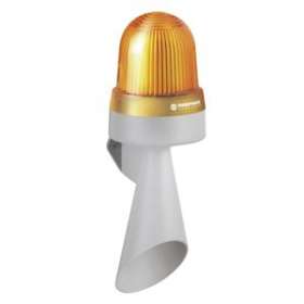 Combiné Fixe/flash/EVS trompe 108dB - Série 435 - 24VAC/DC - Orange - Mural|-WRM43530075