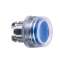 Harmony XB4 - tête bouton poussoir lumineux DEL - D22 - capuchonné - bleu|Schneider Electric-SCHZB4BW563