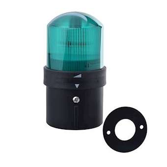 Harmony XVB - balise complète - feu fixe - vert - BA 15d 250V max -IP65|Schneider Electric-SCHXVBL33