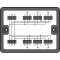 Boîte de distribution Distribution Courant alternatif (230 V), noir|Wago contact-WAG899-631-104-000