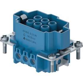 bloc contacts femex bus 6 2,5 09ia-insert femelle|Wieland-WIE72.300.0653.9