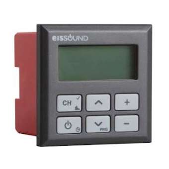 Unite de controle encastrable FM avec affichage digital - noir|Xeta premium-XET32851