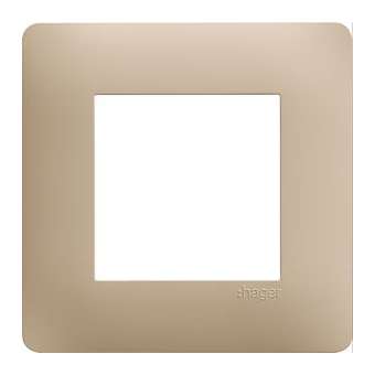 essensya Plaque 1 poste Sisal|Hager-HAGWE431