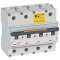 Disjoncteur DX³ 25kA arrivée haut/départ bas vis 4P 125A - courbe D - 6 modules|Legrand-LEG409855