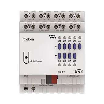 Module base Actionneur 8 c commutation ou store RM 8 T KNX|Theben-THB4940200