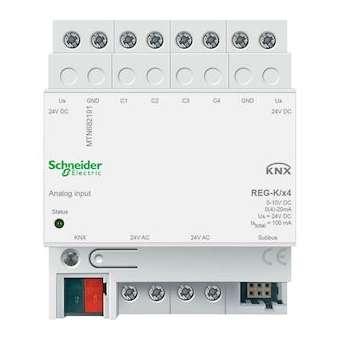 KNX - module d'entrée analogique KNX quadruple|Schneider Electric-SCHMTN682191