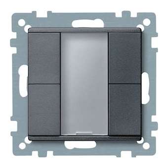 KNX M-Plan - commande multifonction - 4 BP - anthracite|Schneider Electric-SCHMTN627614