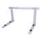 Kit support mural de climatisation 800 x 550 mm 70kg/bras en acier zingué blanc