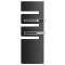 Radiateur sèche-serviettes connecté Serenis Premium mât gauche 1750W anthracite