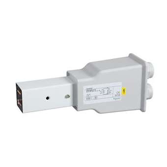Canalis KBB - embout d'alimentation droit 40A blanc - 2x(3L+N)+PE - bus|Schneider Electric-SCHKBB40ABD44TW