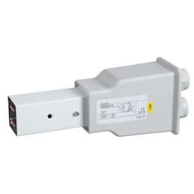 Canalis KBB - embout d'alimentation droit 40A blanc - 2x(3L+N)+PE - bus|Schneider Electric-SCHKBB40ABD44TW