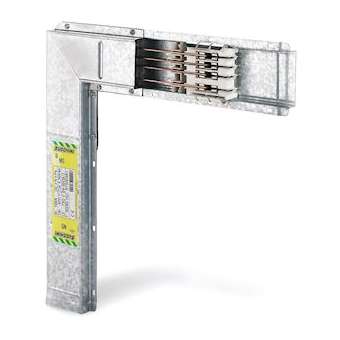 Coude vertical vers la gauche pour mini canalisation MS63 - IP55|Zucchini france-ZUCZU51530461