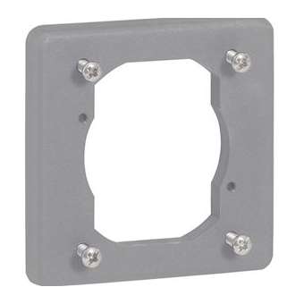 Plaque adaptation Hypra pour montage de prise TBT|Legrand-LEG052119