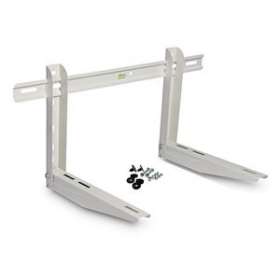 Support pre-monte mural acier 550mm barre niveau lg 800 mm avec rond 2X70kg|Eid-EI2AS550BTE