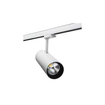 TUBE spot pour rail 3 allumages blanc LED 40W 3000K dimmable classe I IP20|Sg lighting-NOL312470