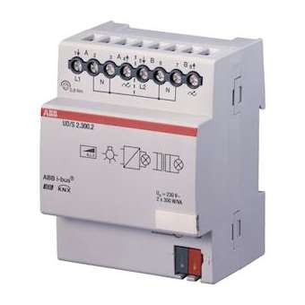 Variateur d'Éclairage Universel, 2 Sorties, 300Va|ABB-ABB588303