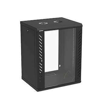 Coffret 19' MODULBOX 15 U prof 500 mm - Noir|Gigamedia-GGMCOF15U2P5MN