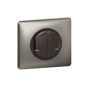 Commande double ss fil Céliane with Netatmo éclairage et prises - graphite|Legrand-LEG064894