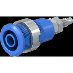 Douille 4 mm de sécurité bleu|Staubli-TTT49704323