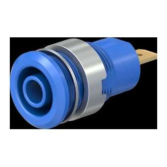 Douille 4 mm de sécurité bleu|Staubli-TTT23300023