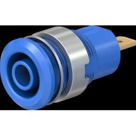 Douille 4 mm de sécurité bleu|Staubli-TTT23300023