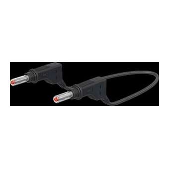 Cordons de mesure 4 mm 50 cm noir|Staubli-TTT66940705021