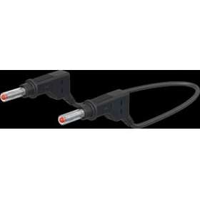 Cordons de mesure 4 mm 50 cm noir|Staubli-TTT66940705021