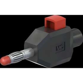 Fiche 4 mm à raccordement rapide noir|Staubli-TTT22300621