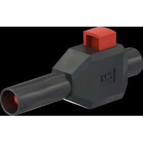 Fiche 4 mm de sécurité à raccordement rapide noir|Staubli-TTT22300721