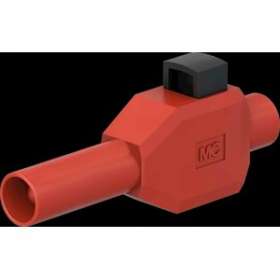 Fiche 4 mm de sécurité à raccordement rapide rouge|Staubli-TTT22300722