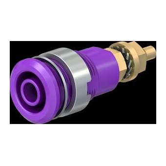 Douille 4 mm de sécurité violet|Staubli-TTT23302026
