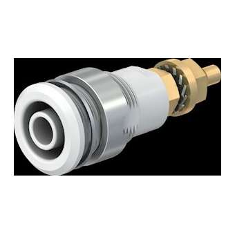 Douille 4 mm de sécurité blanc|Staubli-TTT23302029