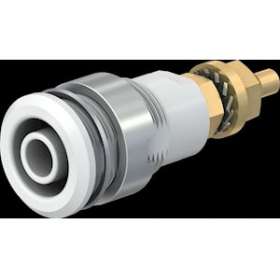 Douille 4 mm de sécurité blanc|Staubli-TTT23302029