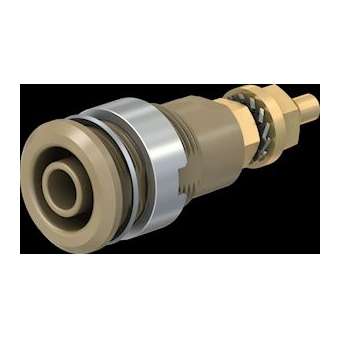 Douille 4 mm de sécurité brun|Staubli-TTT23302027