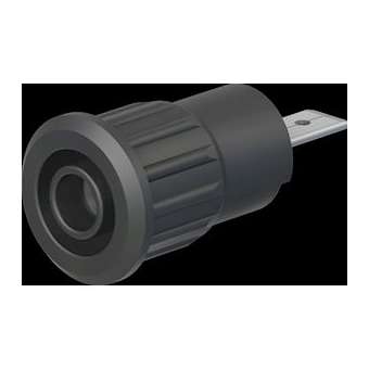 Douille 4 mm de sécurité noir|Staubli-TTT23316021