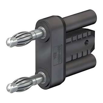 Cavalier 4 mm de court-circuits noir|Staubli-TTT24002721