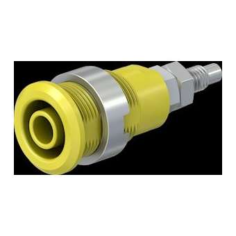Douille 4 mm de sécurité jaune|Staubli-TTT49704324