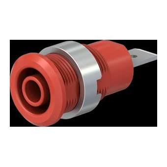 Douille 4 mm de sécurité rouge|Staubli-TTT49704622